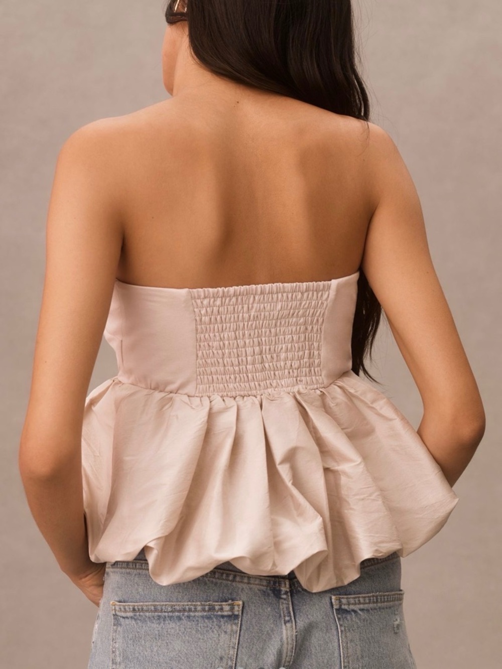 Anthropologie Strapless Bubble Top - Picture 2 of 5
